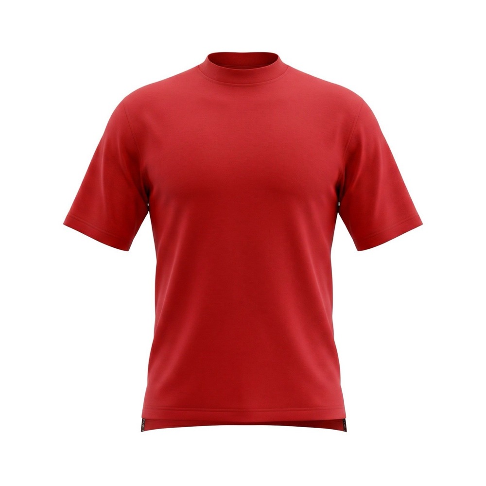 FOOTJOY Golf Shirt Adult L Red Mock Neck Short Sleeve Polyester FJ Logo